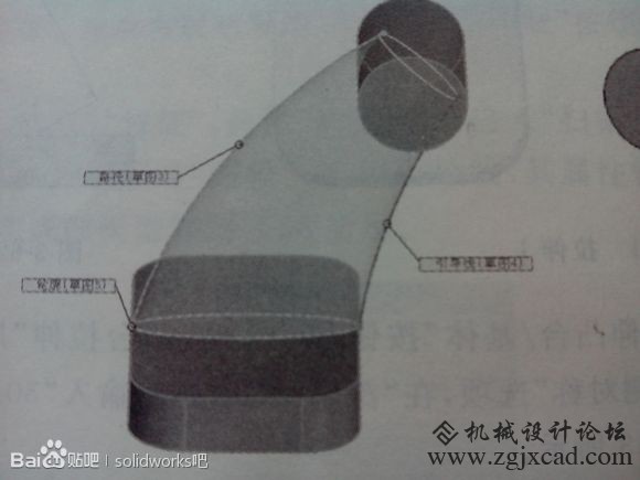 书上教程扫描出来是这样（它是SolidWorks 2011）：