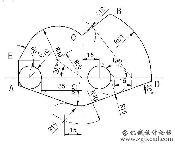 autoCAD基础练习题3.jpg