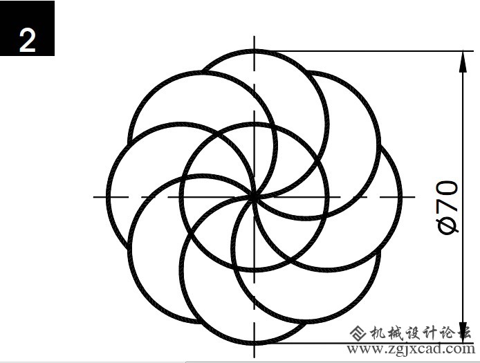 cad常见几何图形画法2