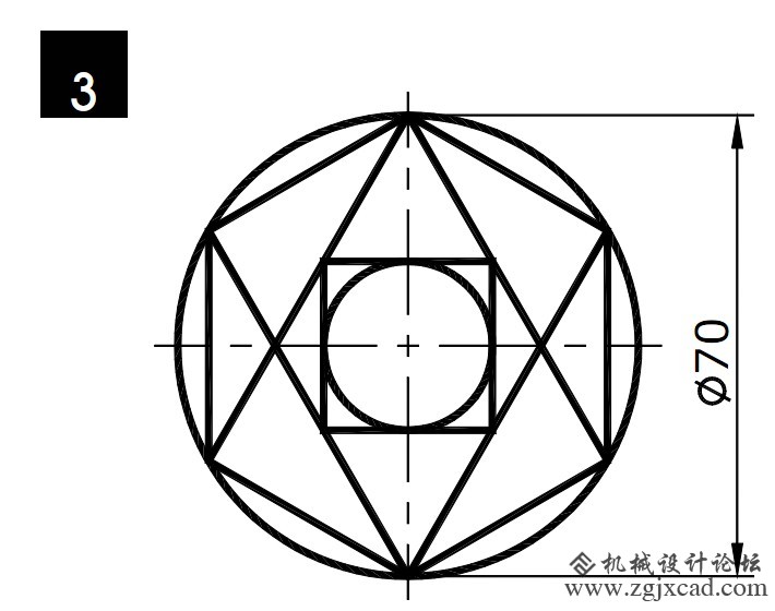 cad常见几何图形画法cad常见几何图形画法