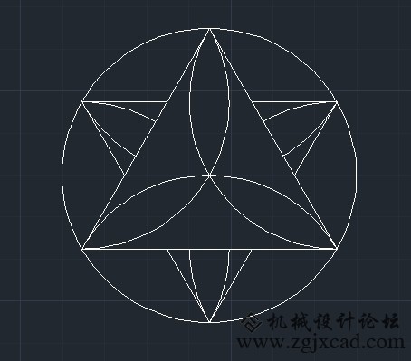 cad常见几何图形画法
