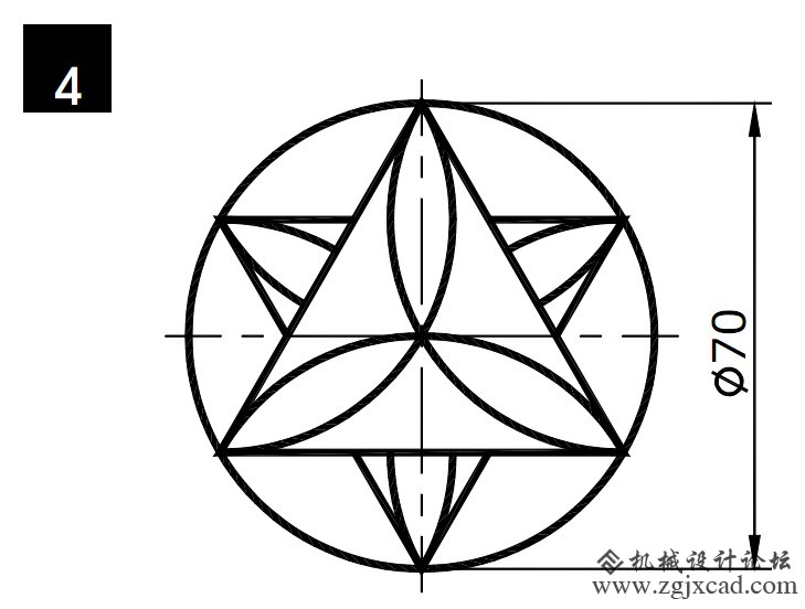 cad常见几何图形画法