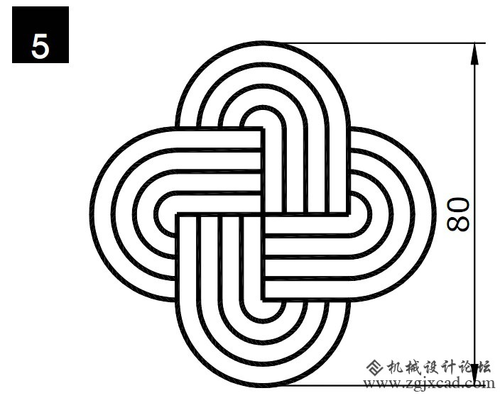 cad常见几何图形画法