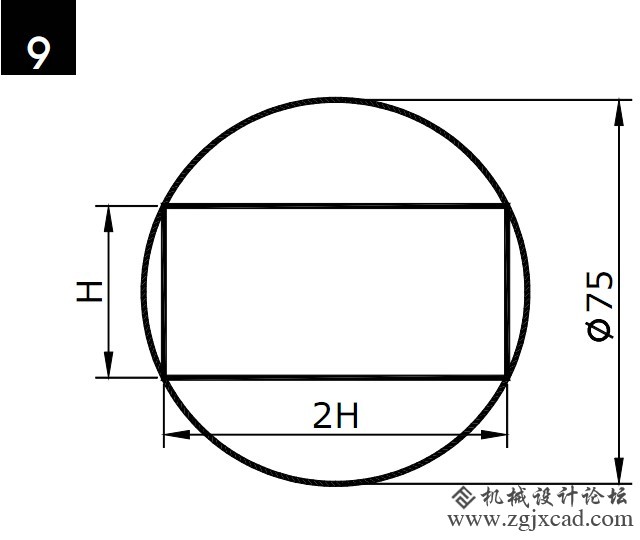 cad常见几何图形画法