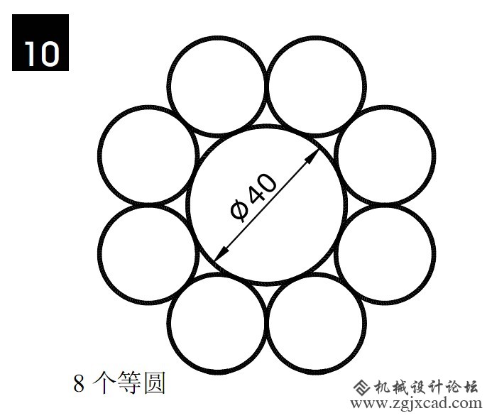 cad常见几何图形画法