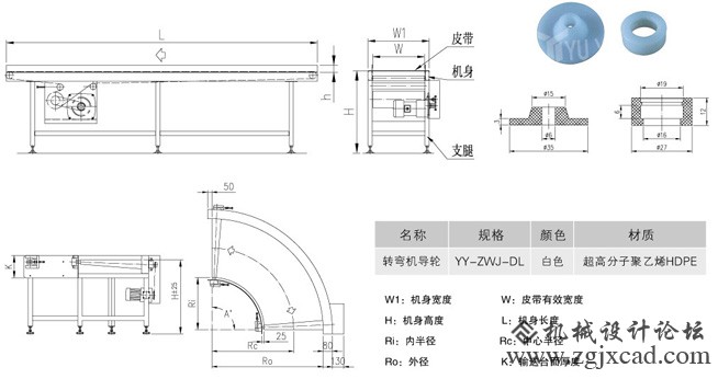 直线型皮带输送机