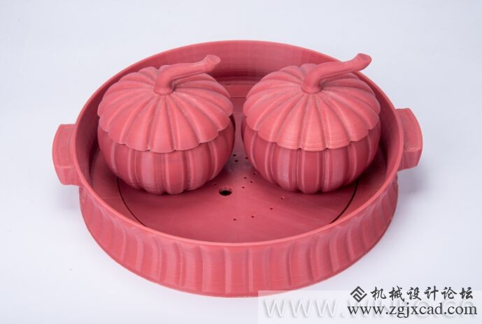 3D打印南瓜果盘套装