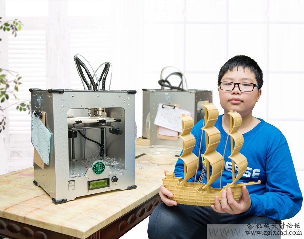 小学生3D打印的海贼船