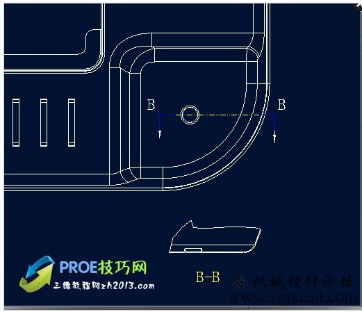 Proe工程图如何修改局部剖视图的比例