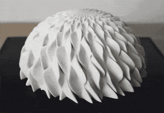 吓跑密集恐惧症者 3D打印神奇的花朵