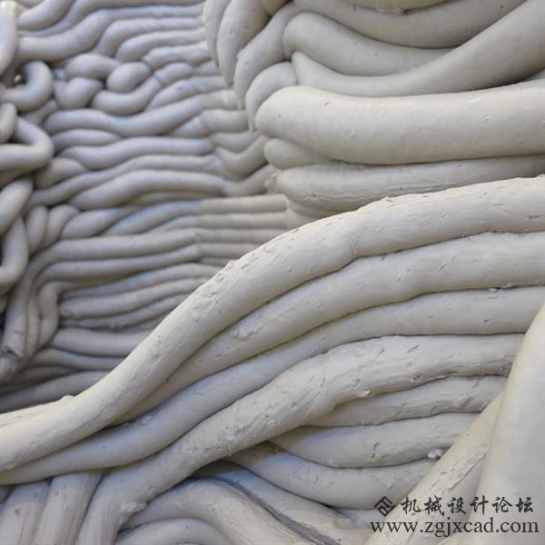 艺术家自制粘土3D打印机造魔鬼塔粘土模型