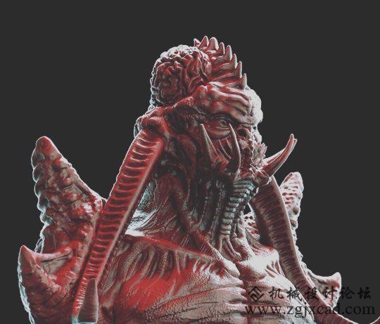 虫族爱好者!玩家3D打印星际2女王凯瑞甘