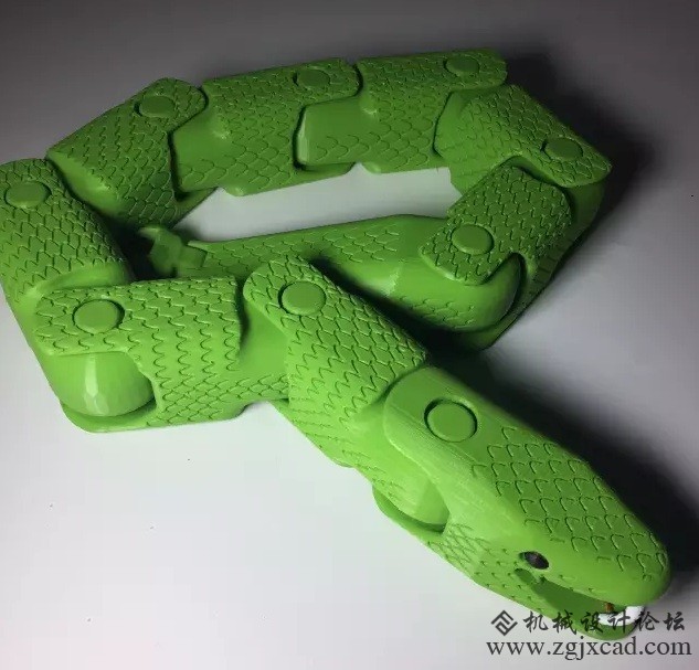 80后的回忆|自己动手3D打印玩具蛇