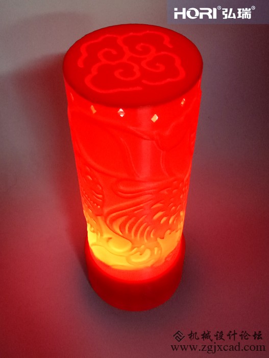 这样一款3D打印的创意桌灯，摆在家中喜庆又吉祥！