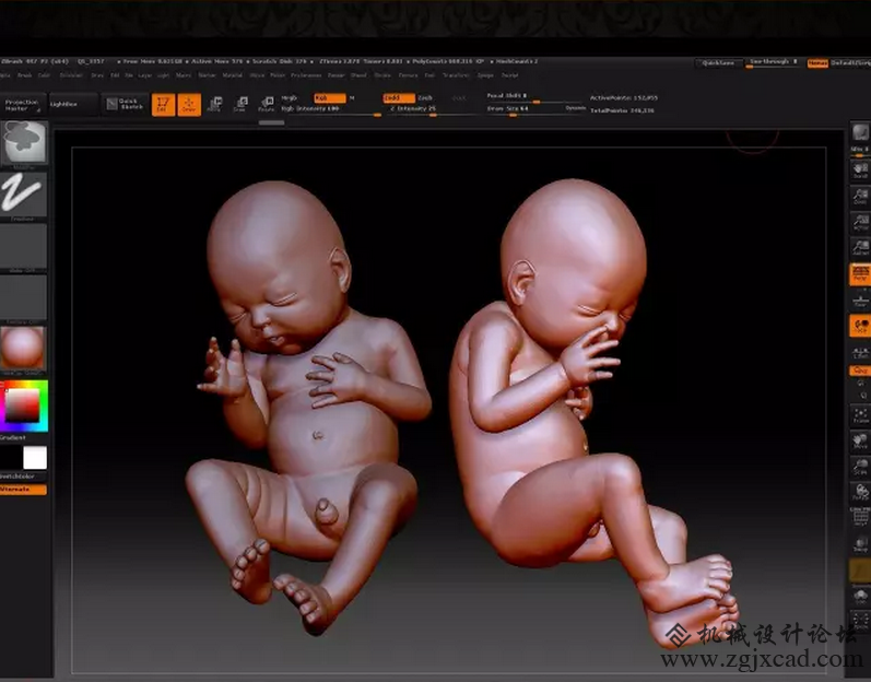 母亲节献礼：3D打印腹中小婴儿