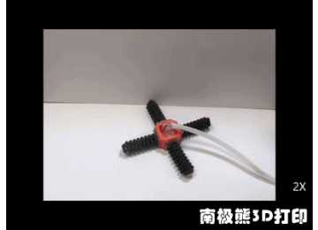 四足3D打印柔性机器人—可轻松应对各种地形