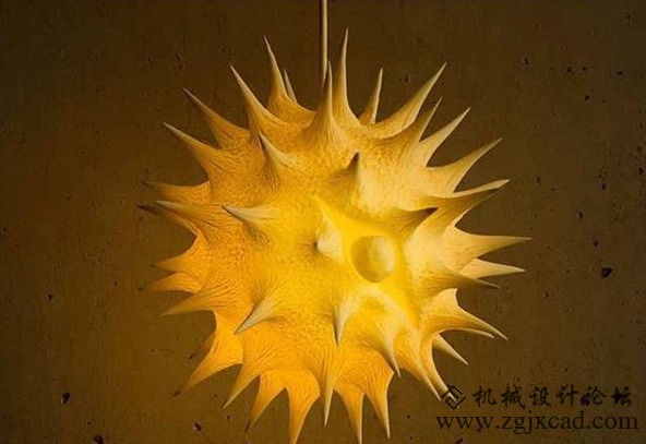 微观世界中的另一种美！3D打印的花粉灯