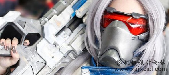 Cosplay：3D打印暴雪娱乐射击游戏Overwatch枪支