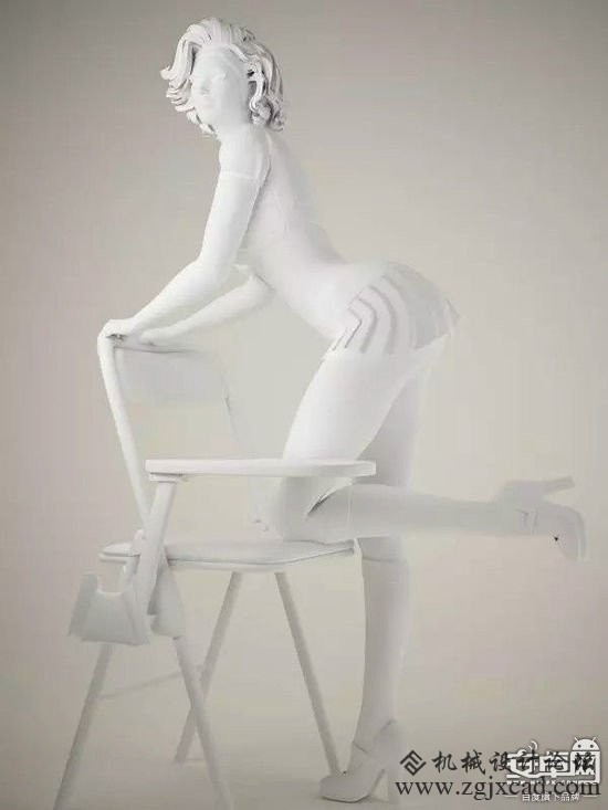 太逼真了！3D打印的全彩美女人像