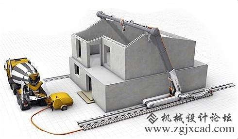使用3D打印建筑技术修别墅，一天一幢！
