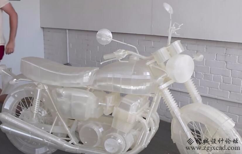 这么酷外观的摩托车 竟然是3D打印的