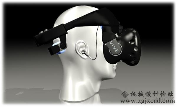 用于HTC Vive的3D打印VR 耳机rEvolve