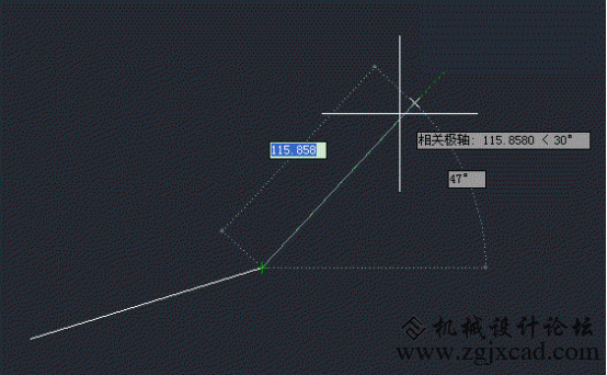 在CAD怎么画相对角度？229.png