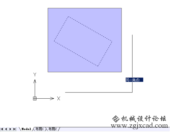 CAD中倾斜的图形如何变正