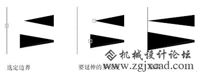 CAD中的延伸和修剪功能