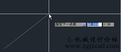 如何在CAD动态输入中输入绝对坐标