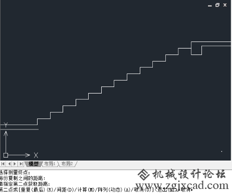 CAD如何快速绘制楼梯374.png