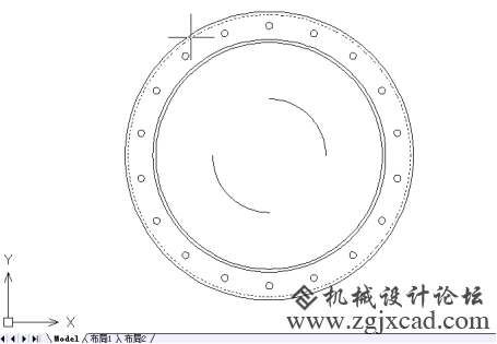 cad怎么标注圆心