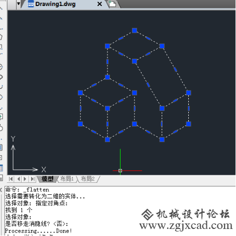 CAD如何将三维模型转成二维视图