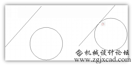 CAD怎么约束相切