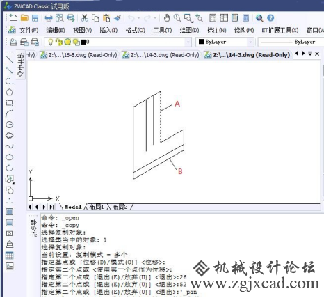 CAD在轴测图内如何画平行线