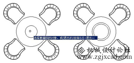 CAD如何偏移复制对象
