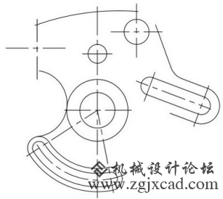 CAD如何绘制圆完善零件图199.png