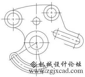 CAD如何绘制圆完善零件图313.png