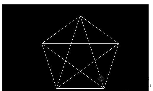 CAD如何快速画五角星