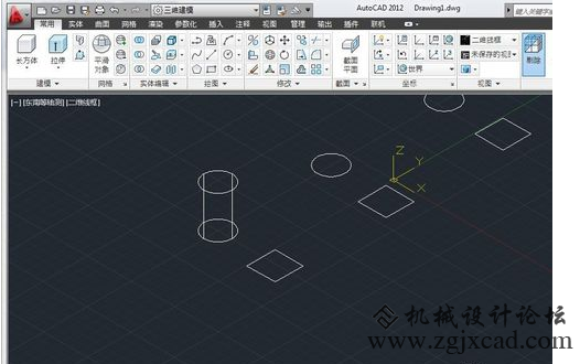 CAD中如何使用三维拉伸命令？ 