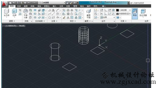 CAD中如何使用三维拉伸命令？ 