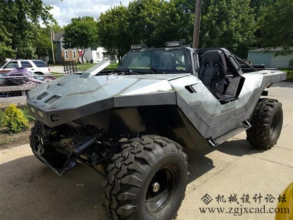3D打印的M12轻型侦察车将来可以合法的在街道行驶
