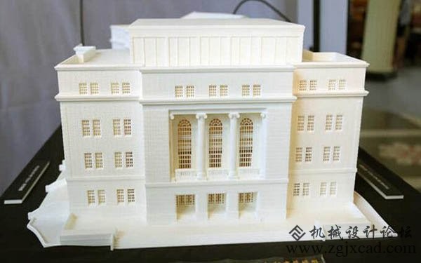 建筑设计师借3D打印建筑模型验证设计合理性