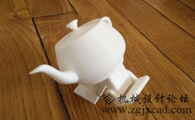 科学家发明了一种3D打印的舞蹈茶壶