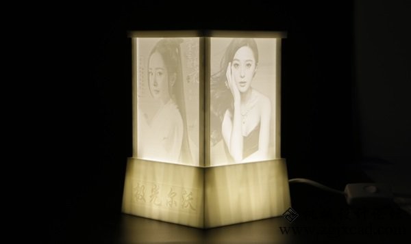 极光尔沃：定制3D打印透光浮雕灯仅需四步