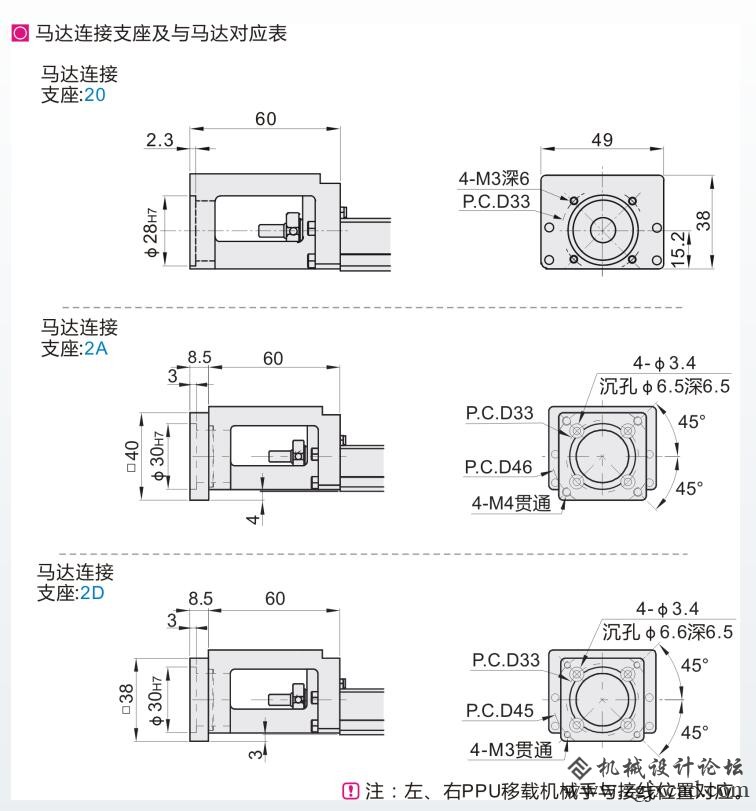 单轴驱动器KY26-802-A-L250马达安装座尺寸标注图.jpg