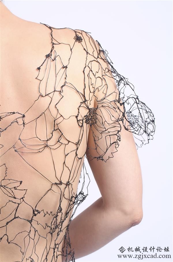 以色列研究生使用3D打印笔制作“3D Lace”女装内衣系列（图）