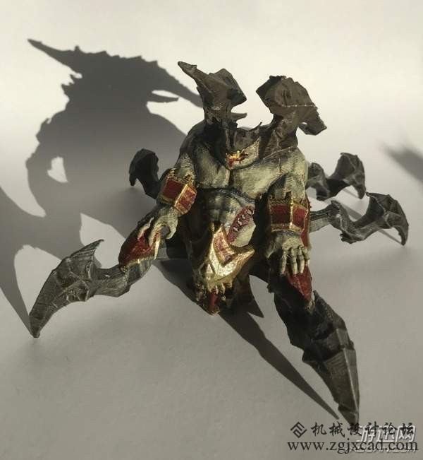 《暗黑破坏神3》玩家3D打印阿兹莫丹 罪恶之王丑萌依旧