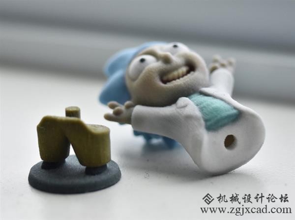国外在线制作人3D打印出一系列可爱的Tiny Rick 模型