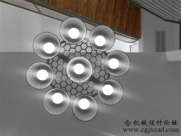 用SpaceX火箭发动机样式的3D打印碳纤维灯来装饰你的新家！